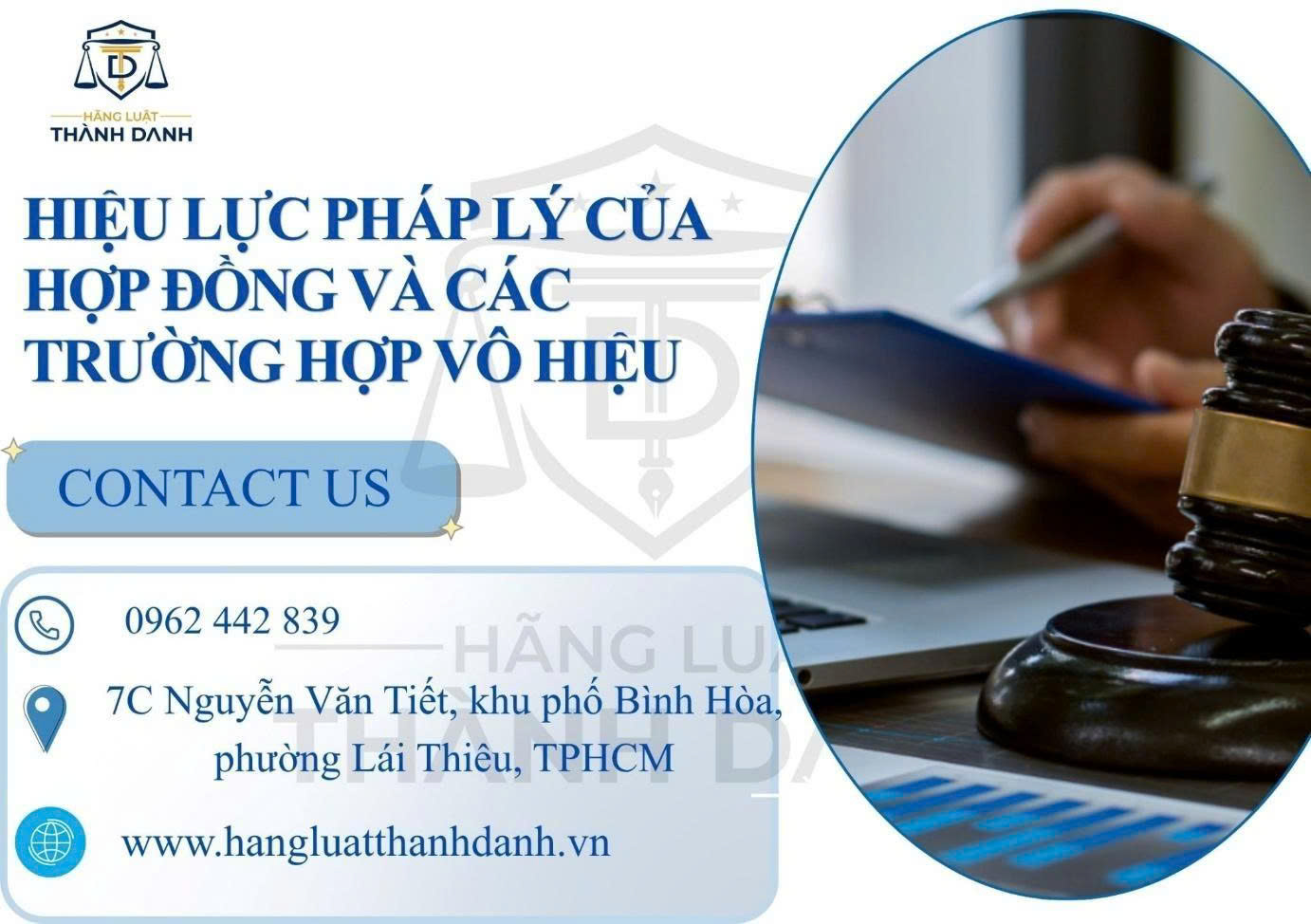 Hiệu lực pháp lý của hợp đồng và các trường hợp vô hiệu