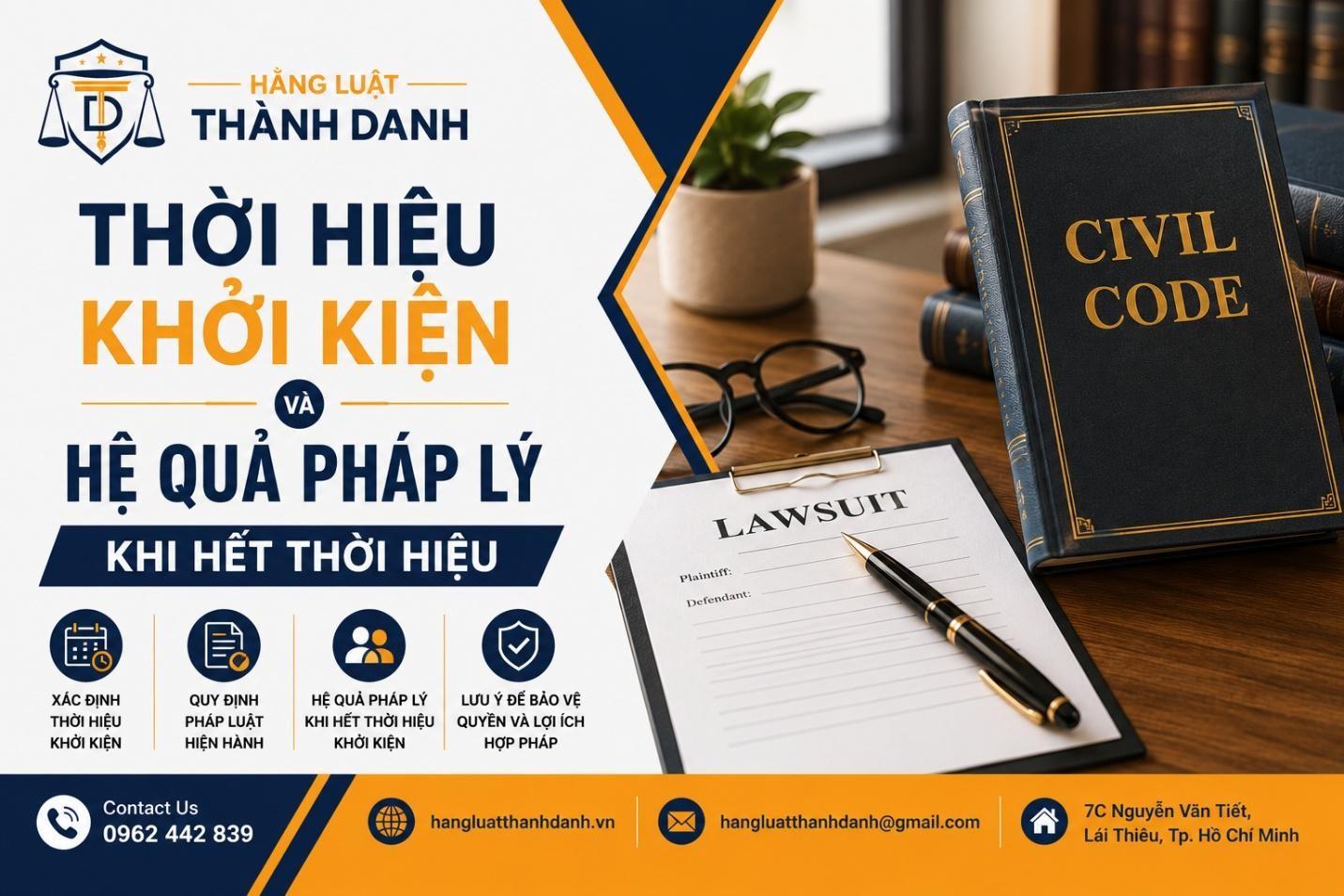 THỜI HIỆU KHỞI KIỆN VÀ HỆ QUẢ PHÁP LÝ KHI HẾT THỜI HIỆU