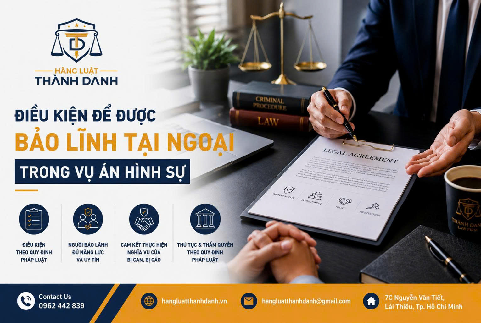 Điều kiện để được bảo lĩnh tại ngoại trong vụ án hình sự